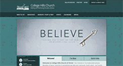 Desktop Screenshot of collegehills.org